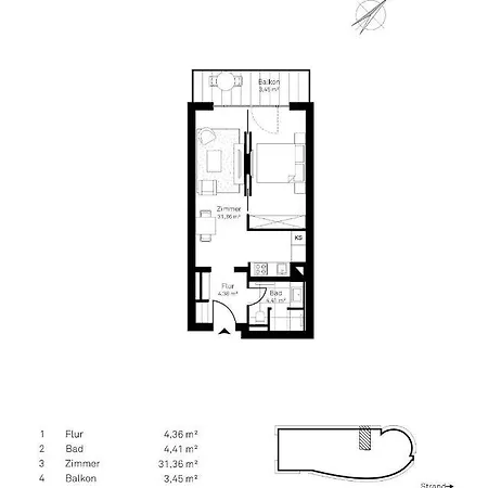 Appartement White Pearl 2.14